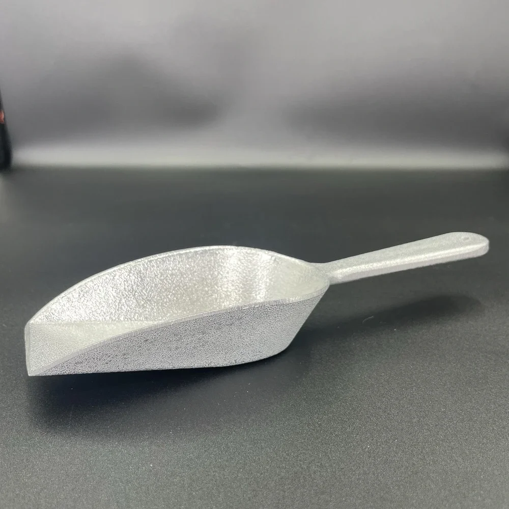 4-Ounce Aluminum Utility Scoop with Flat Bottom for Ice Flour Candy
